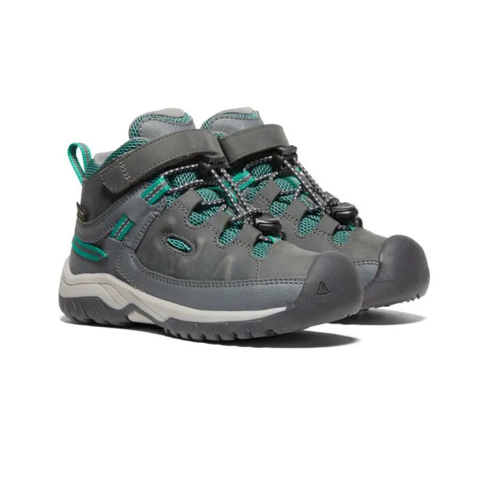 Kids KEEN Playground Little Kids039 Grey Hiking Boots 8211 Targhee Mid WP Kids KEEN Playground Little Kids039 Grey Hiking Boots 8211 Targhee Mid WP