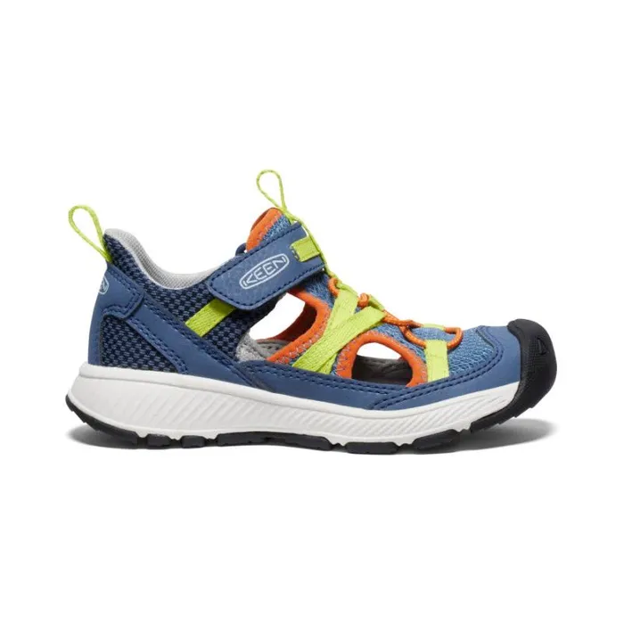 Kids KEEN Playground Little Kids039 Motozoa Vintage IndigoScarlet Ibis Sandal