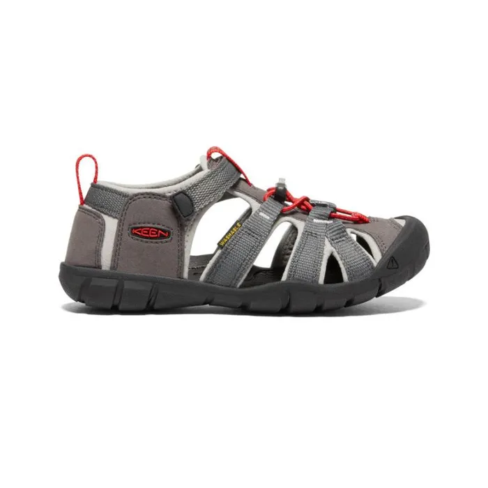 Kids KEEN Sandals Big Kids039 Grey Water Sandals 8211 Seacamp II CNX