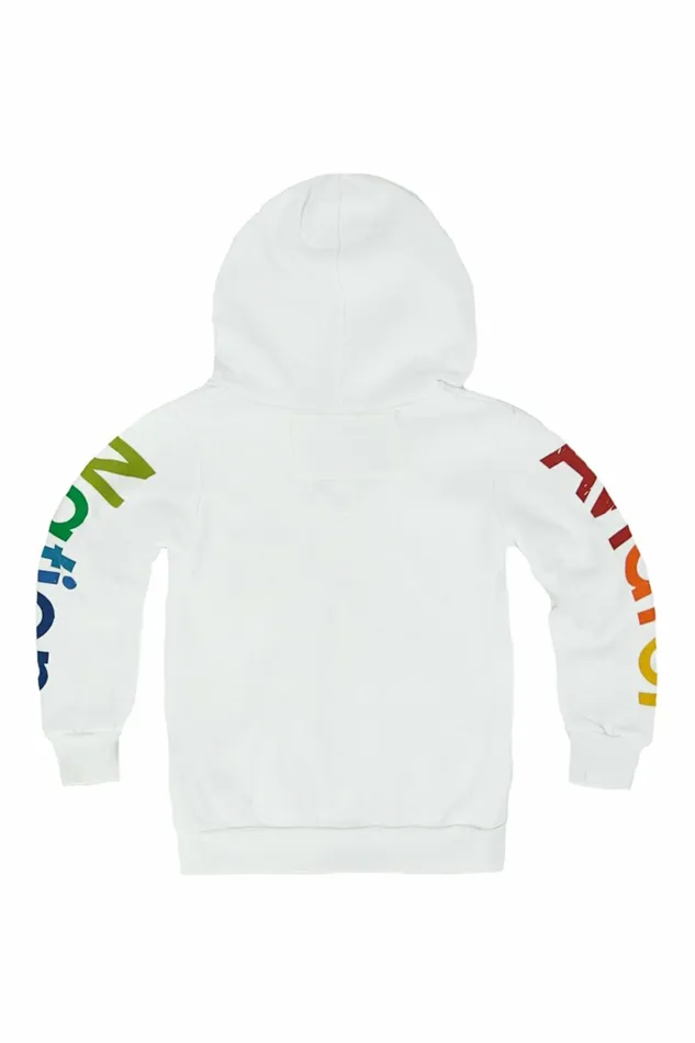 Kids KID039S AVIATOR NATION ZIP HOODIE 8211 WHITE Aviator Nation Kids KID039S AVIATOR NATION ZIP HOODIE 8211 WHITE Aviator Nation