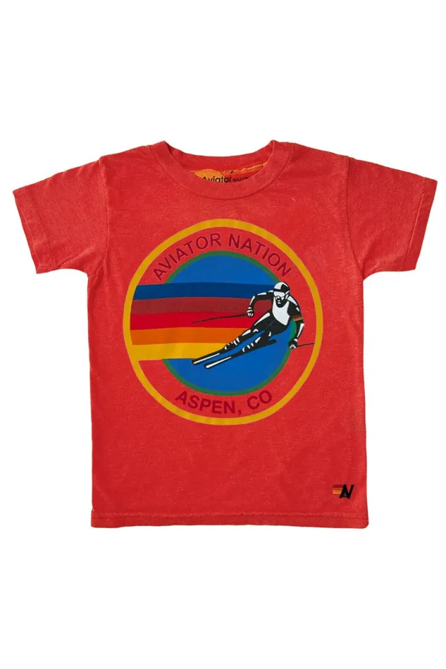 Kids KIDS AVIATOR NATION ASPEN TEE 8211 RED Aviator Nation