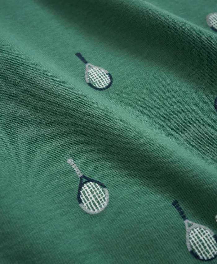 Kids Kids Cotton Printed Pajama Set Green Brooks Brothers Pajamas