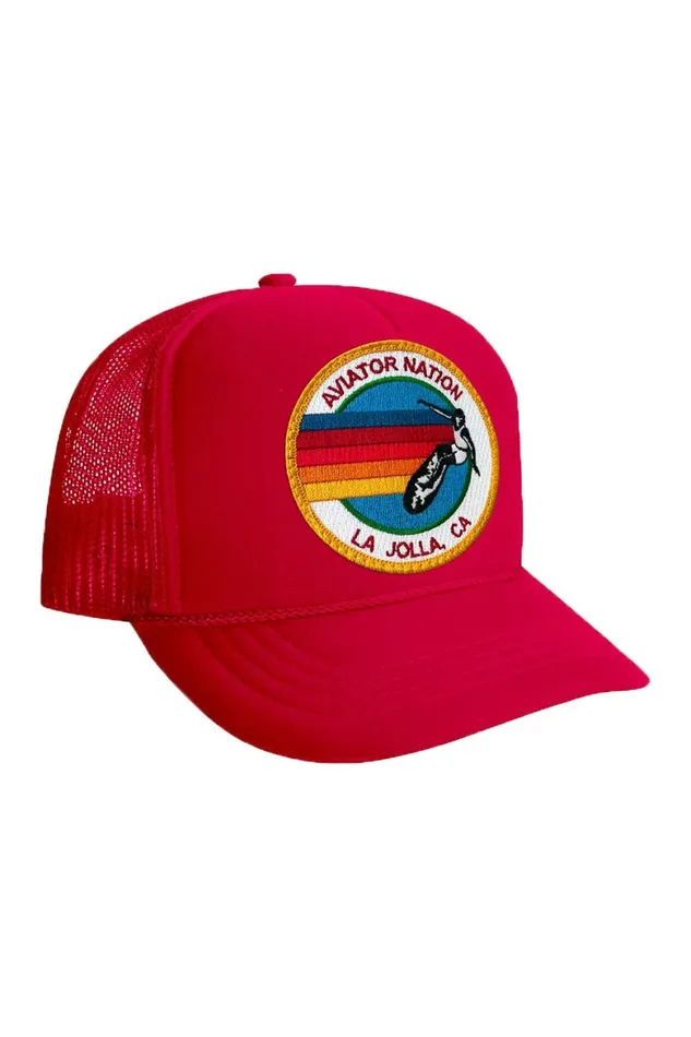 Kids KIDS LA JOLLA SIGNATURE VINTAGE FOAM TRUCKER HAT Aviator Nation
