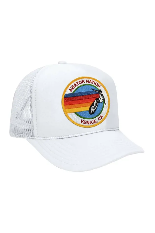 Kids KIDS SIGNATURE VINTAGE FOAM TRUCKER HAT Aviator Nation Kids KIDS SIGNATURE VINTAGE FOAM TRUCKER HAT Aviator Nation