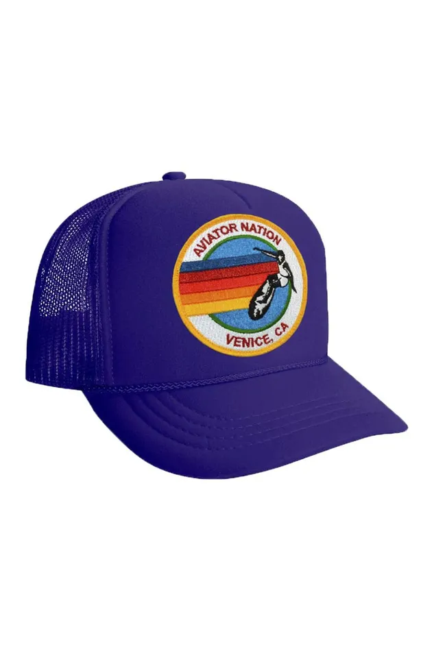 Kids KIDS SIGNATURE VINTAGE FOAM TRUCKER HAT Aviator Nation Kids KIDS SIGNATURE VINTAGE FOAM TRUCKER HAT Aviator Nation