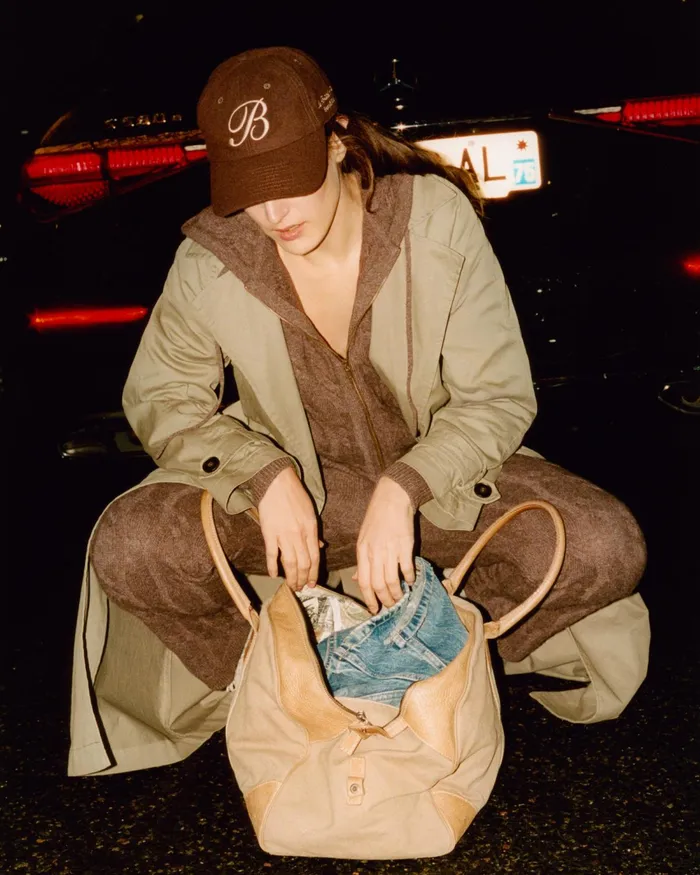 Knitwear Women Sporty and Rich Faubourg Cableknit Wool Cashmere Pants 8211 ChocolateCream