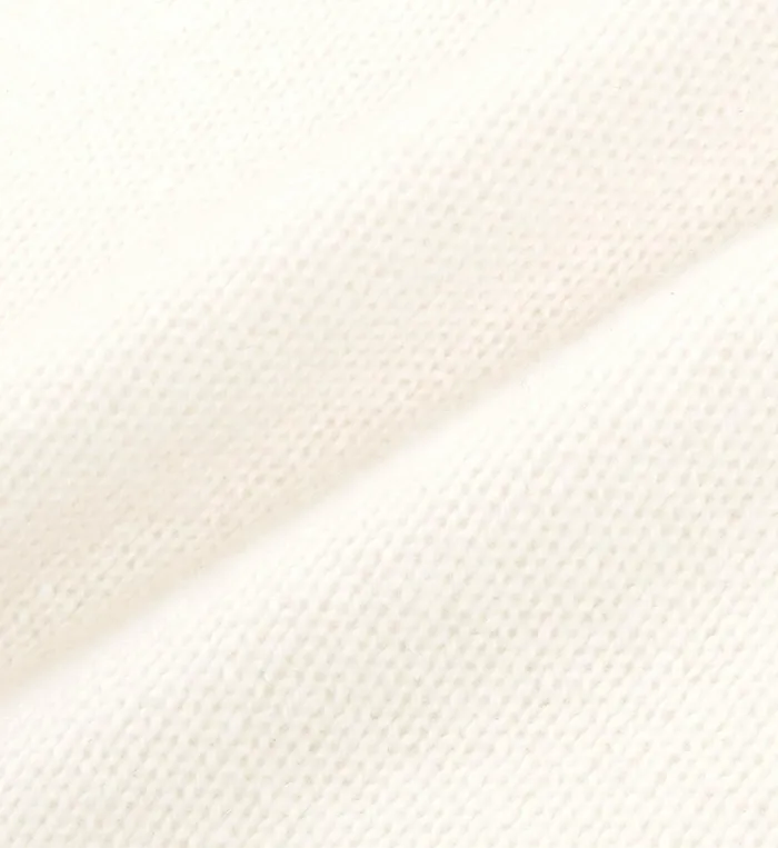 Knitwear Women Sporty and Rich Vendome Script Cashmere Crewneck 8211 CreamNavy