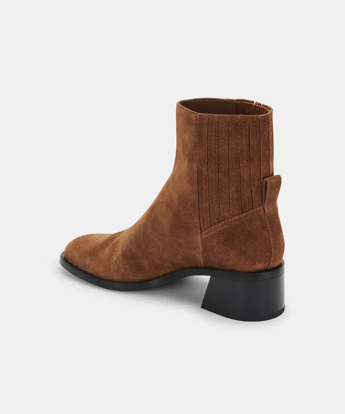 Layton Booties Dk Brown Suede Women Dolce Vita Boots and Booties