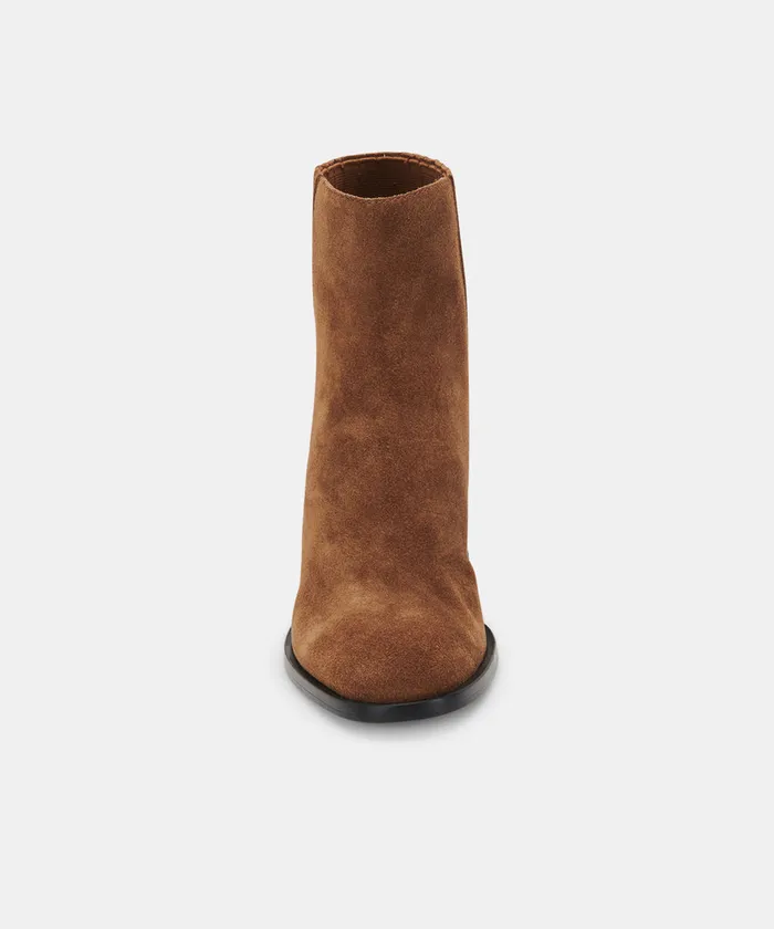 Layton Booties Dk Brown Suede Women Dolce Vita Boots and Booties
