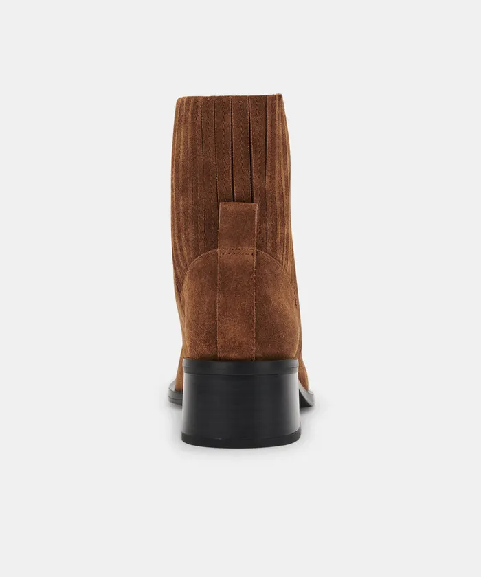 Layton Booties Dk Brown Suede Women Dolce Vita Boots and Booties