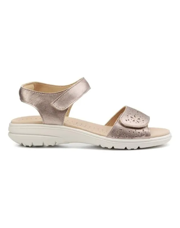 Leah II Sandals Rose Gold Women Hotter Flat Sandals
