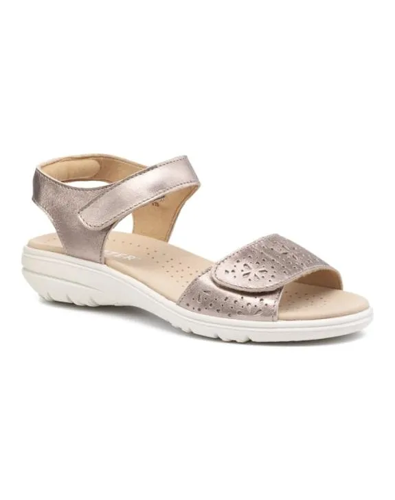 Leah II Sandals Rose Gold Women Hotter Flat Sandals