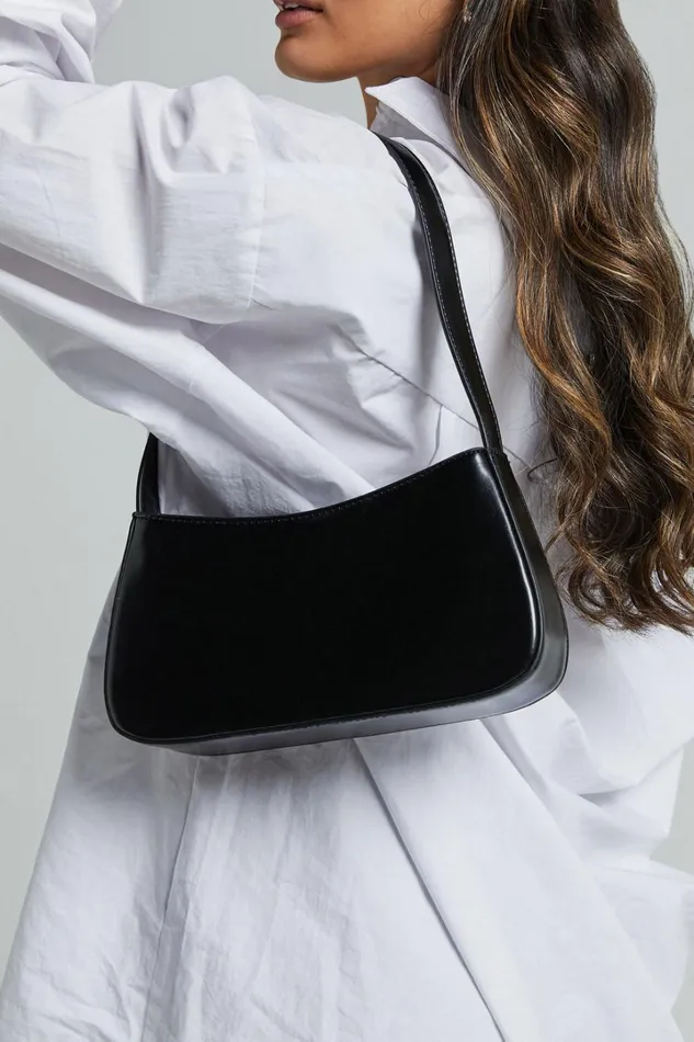 Lewisham Bag 8211 PU Shoulder Bag In Black Women Showpo Bags