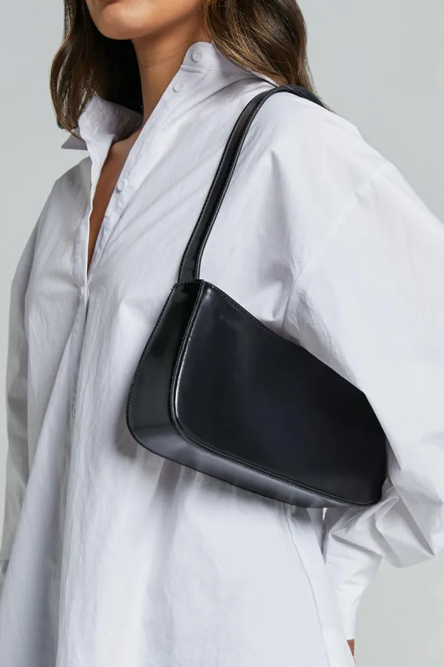 Lewisham Bag 8211 PU Shoulder Bag In Black Women Showpo Bags