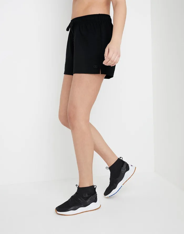 Lightweight Lounge Shorts C Logo 5034 Black Women Champion Shorts