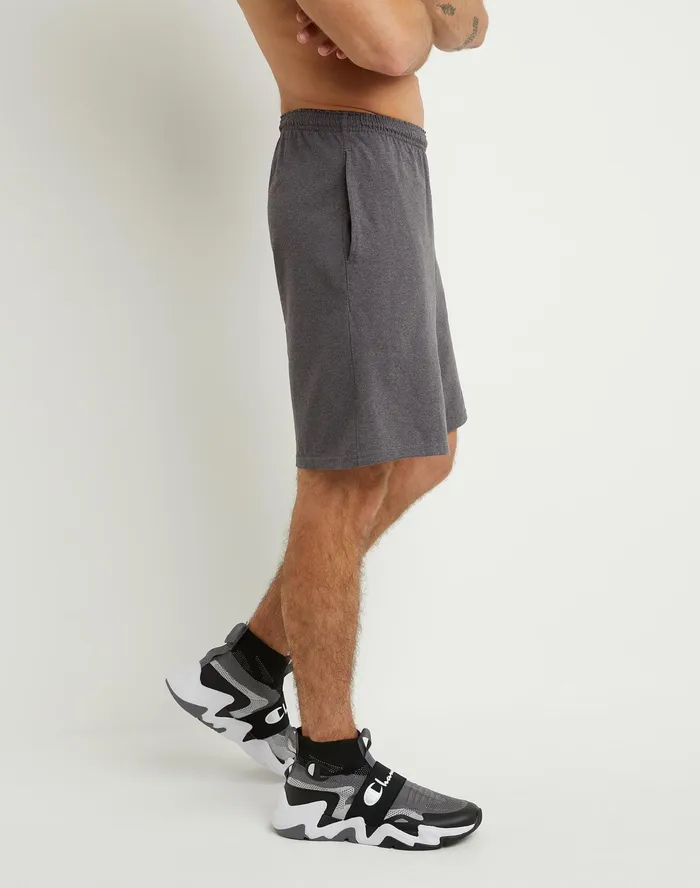 Lightweight Lounge Shorts Graphic C Logo 9034 Granite Heather Men Champion Shorts