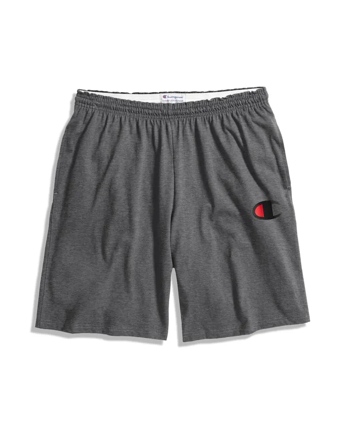 Lightweight Lounge Shorts Graphic C Logo 9034 Granite Heather Men Champion Shorts