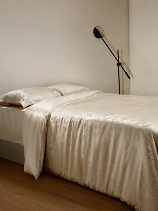 Lilysilk 100 Mulberry Silk Duvet Cover With Lily Jacquard Home Silk Duvet Covers