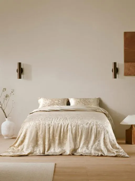 Lilysilk 100 Mulberry Silk Duvet Cover With Lily Jacquard Home Silk Duvet Covers
