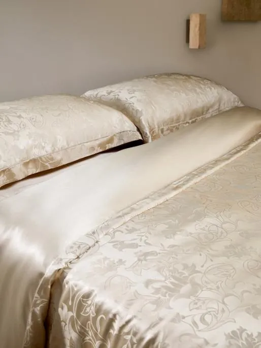 Lilysilk 100 Mulberry Silk Duvet Cover With Lily Jacquard Home Silk Duvet Covers