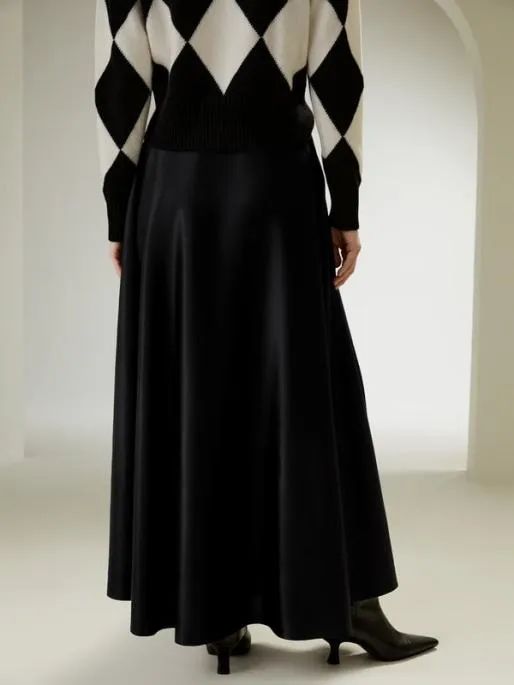 Lilysilk Aline Silk Maxi Skirt Women Bottoms