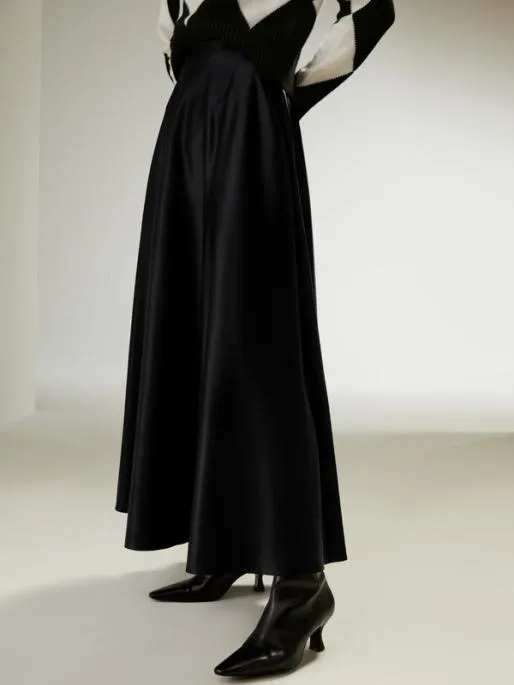 Lilysilk Aline Silk Maxi Skirt Women Bottoms