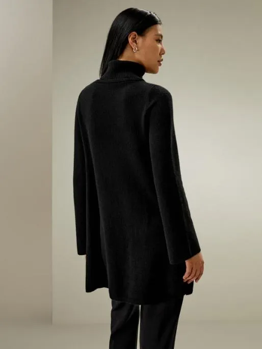 Lilysilk Cashmere Detachable Turtleneck Pullover Sweater Women Jumpsuits Knitwear