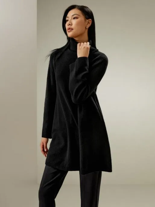 Lilysilk Cashmere Detachable Turtleneck Pullover Sweater Women Jumpsuits Knitwear