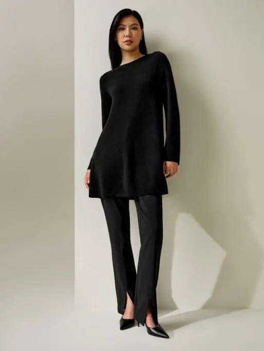 Lilysilk Cashmere Detachable Turtleneck Pullover Sweater Women Jumpsuits Knitwear