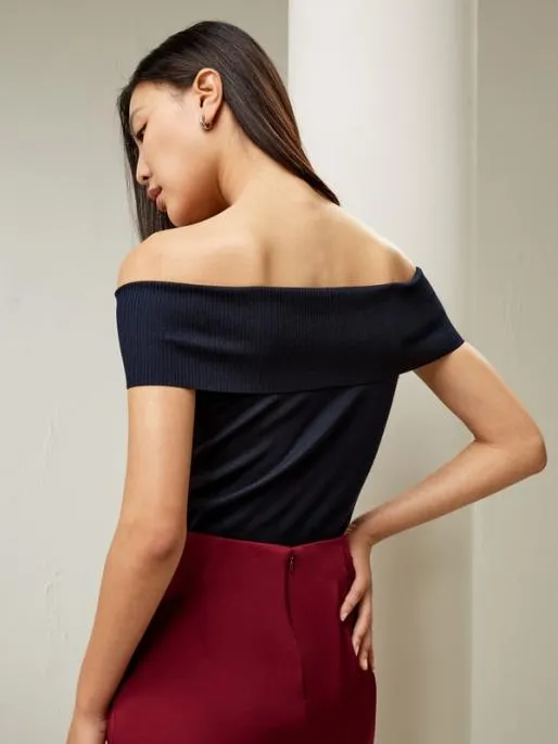 Lilysilk OffShoulder Silk Top Women Tops