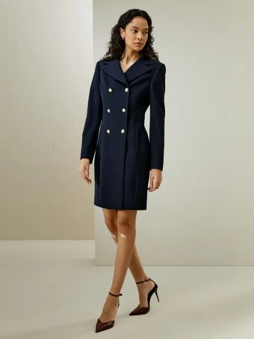 Lilysilk Tailored DoubleBreasted Dress Coat Women Jumpsuits Knitwear