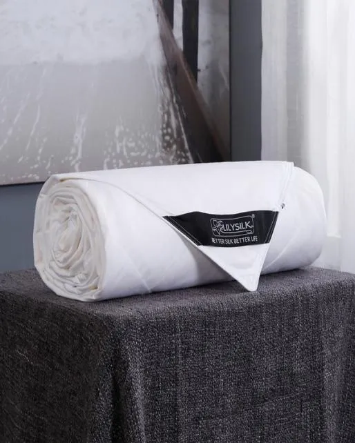 Lilysilk Washable Cotton Covered Silk Comforter Home Pillows Comforters