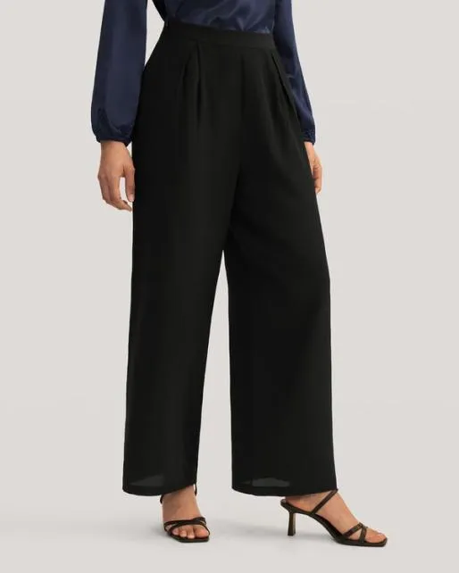 Lilysilk Womenx27s 100 Pure Silk Wide Leg Pants US Online Women Essentials