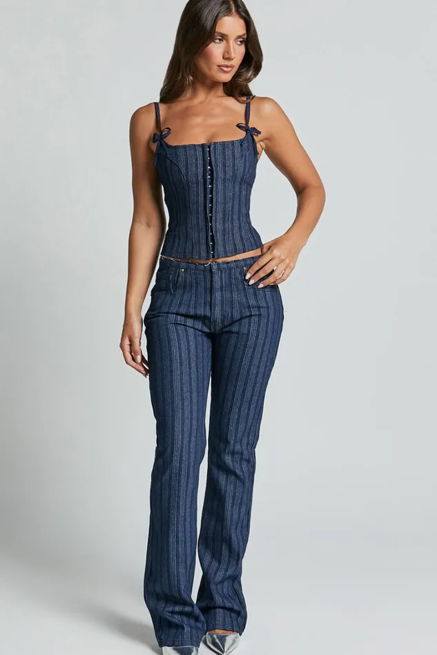 Lioness 8211 Charismatic Jean In Dark Denim Women Showpo Jeans