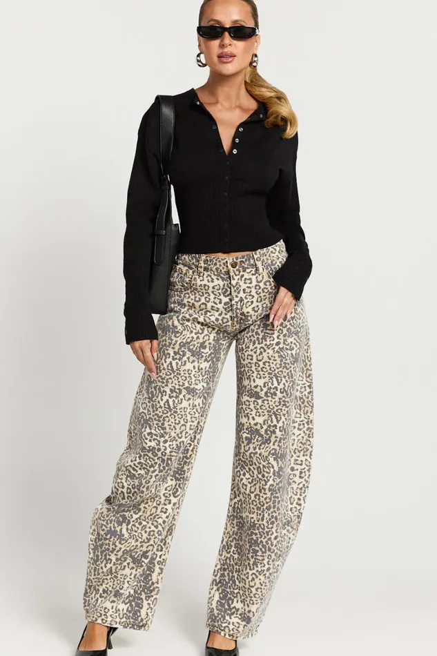 Lioness 8211 Head In The Clouds Cardigan In Onyx Women Showpo Sweaters and Cardigans