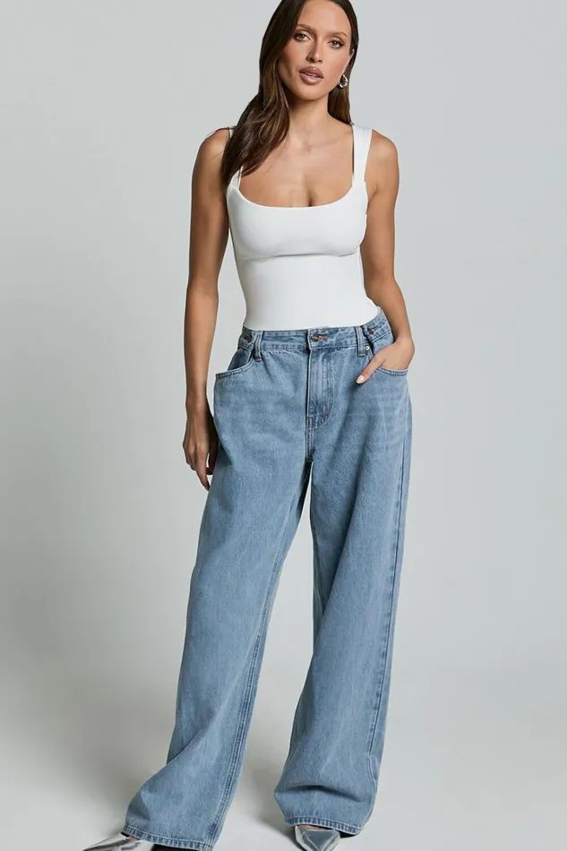 Lioness 8211 Shes All That Jeans In Washed Blue Women Showpo Jeans