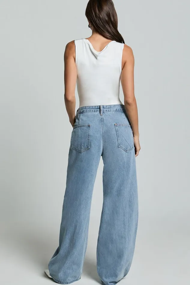 Lioness 8211 Shes All That Jeans In Washed Blue Women Showpo Jeans