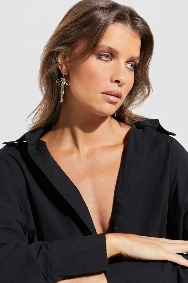 Livienne Earrings 8211 Bow Shape Drop Earrings In Gold Women Showpo Earrings