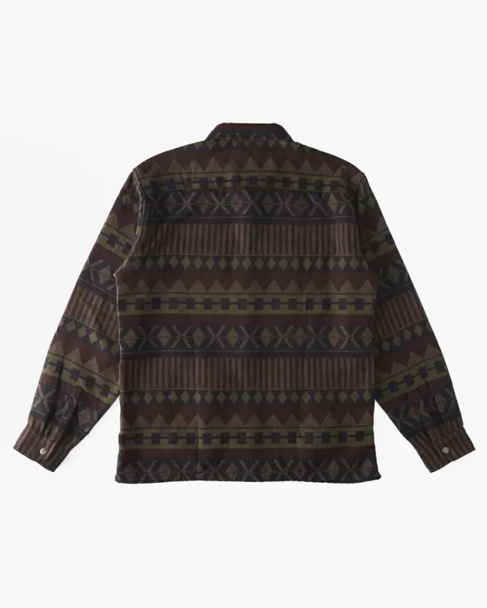 Lodge Flannel Long Sleeve Shirt Dark Navy Men Billabong Shirts