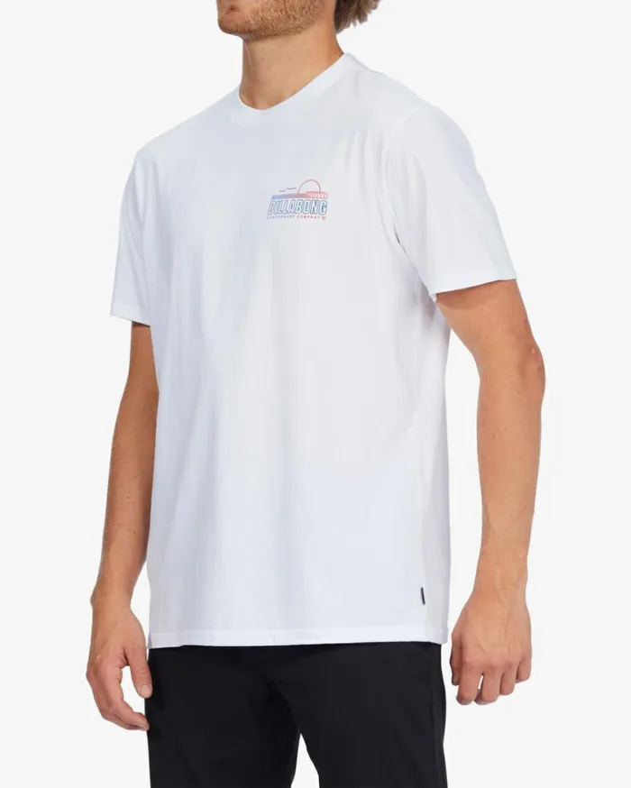 Lounge Short Sleeve TShirt White Men Billabong TShirts