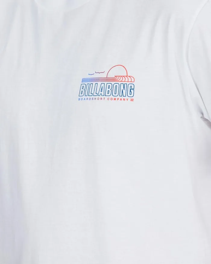 Lounge Short Sleeve TShirt White Men Billabong TShirts