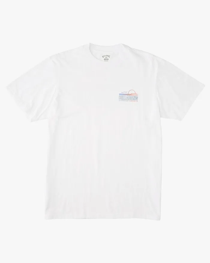 Lounge Short Sleeve TShirt White Men Billabong TShirts