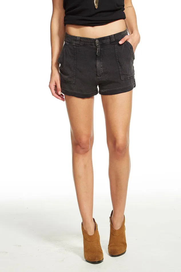 Loungewear HEIRLOOM WOVENS UTILITY SHORT W PATCH POCKETS 8211 Chaser Brand Womens
