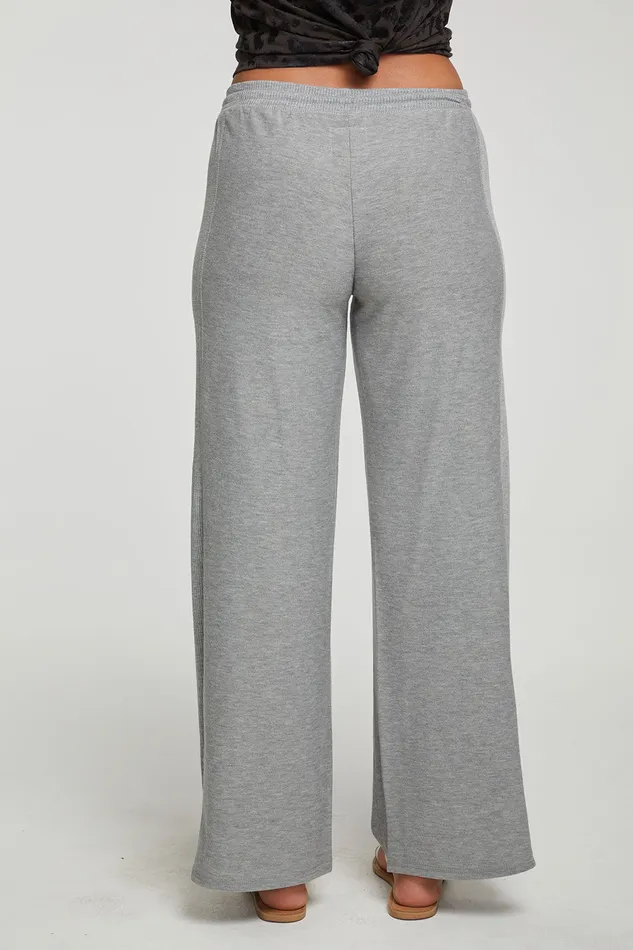 Loungewear Womens Chaser Brand Rpet Cozy Knit Wide Leg Rib Panel Lounge Pant