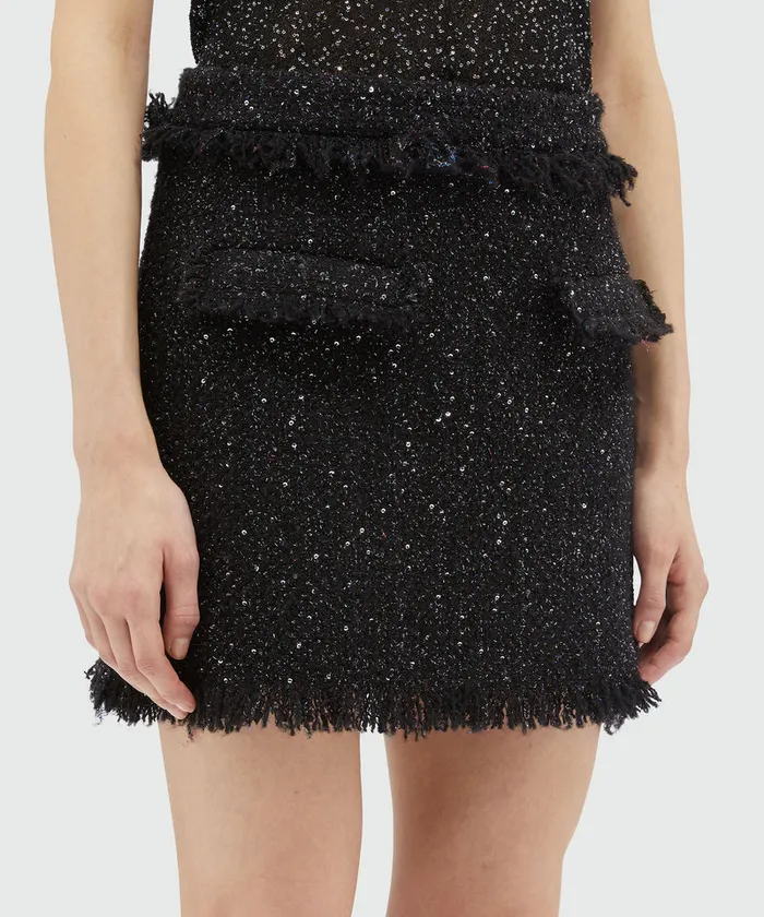 Lurex Tweed Miniskirt Women MSGM Skirts