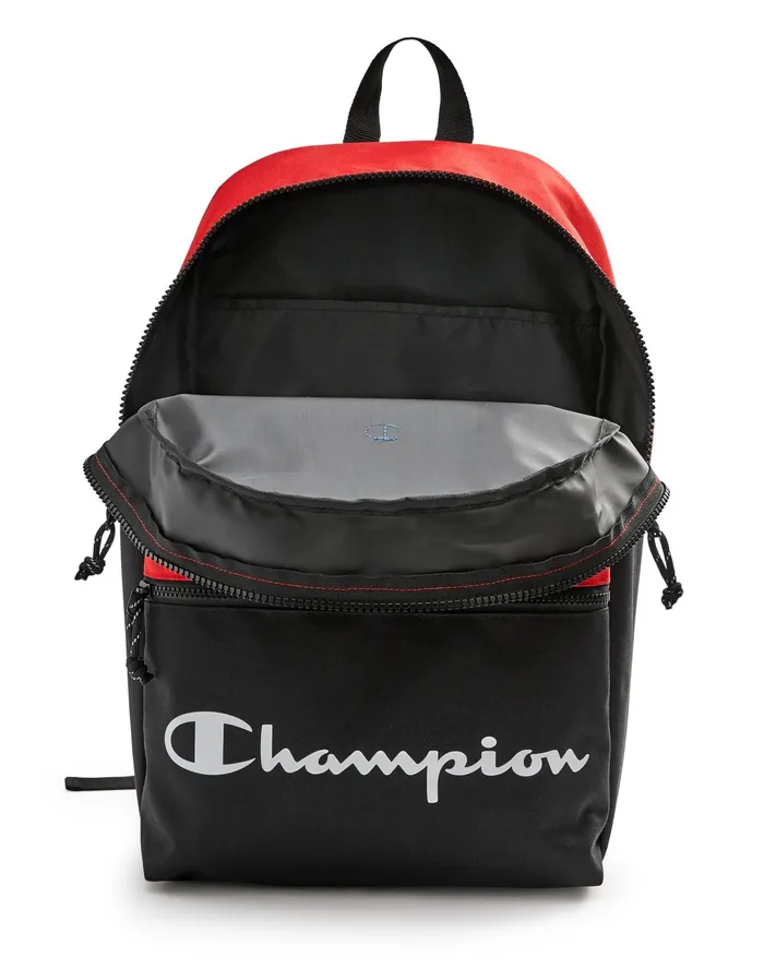 Manuscript Backpack Bright Red MenKidsWomen Champion Bags and Backpacks