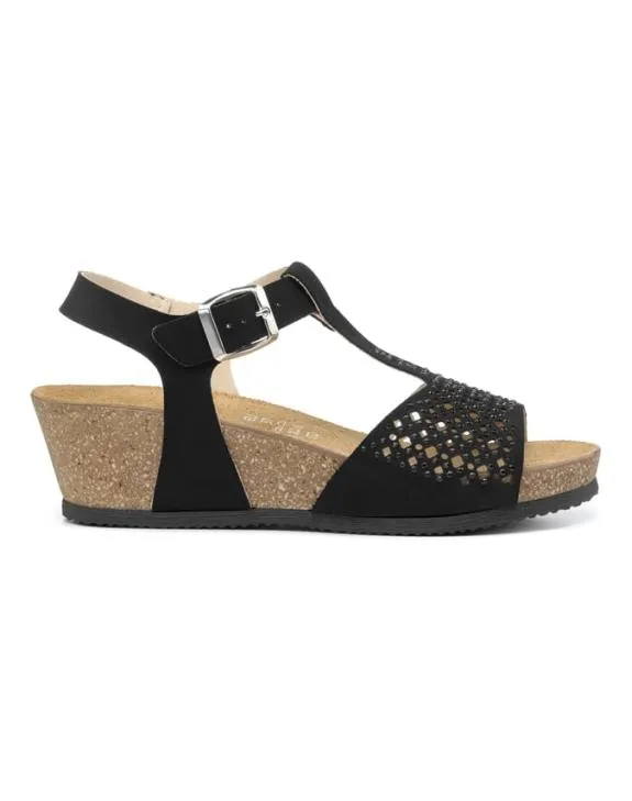 Melissa Sandals Black Women Hotter Evening and Smart