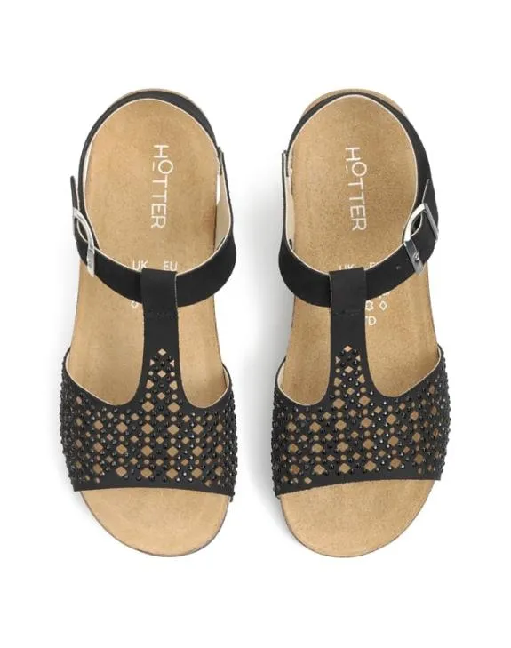 Melissa Sandals Black Women Hotter Evening and Smart