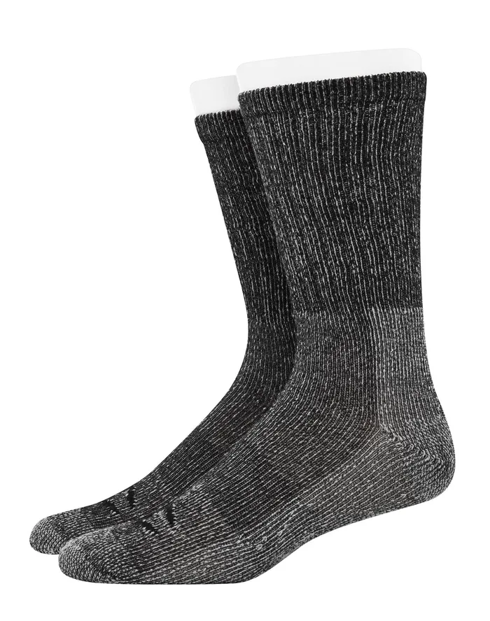 Men039S Outdoor Midweight Crew With Wool 2Pairs Black Men Champion Socks