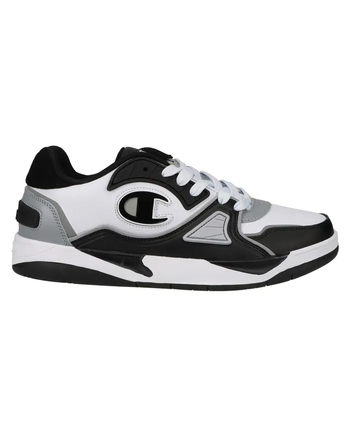 Men039S Rezone Drill Lo Shoes Whiteblackgrey Men Champion Court